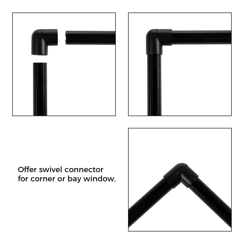 Cato Bay Window Curtain Traverse Rod