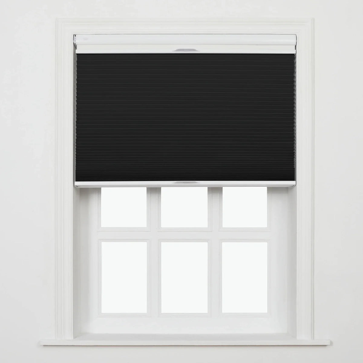 Aura No-Drill Day Night Blockout Cellular Window Blinds Cordless