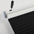 Aura No-Drill Day Night Blockout Cellular Window Blinds Cordless
