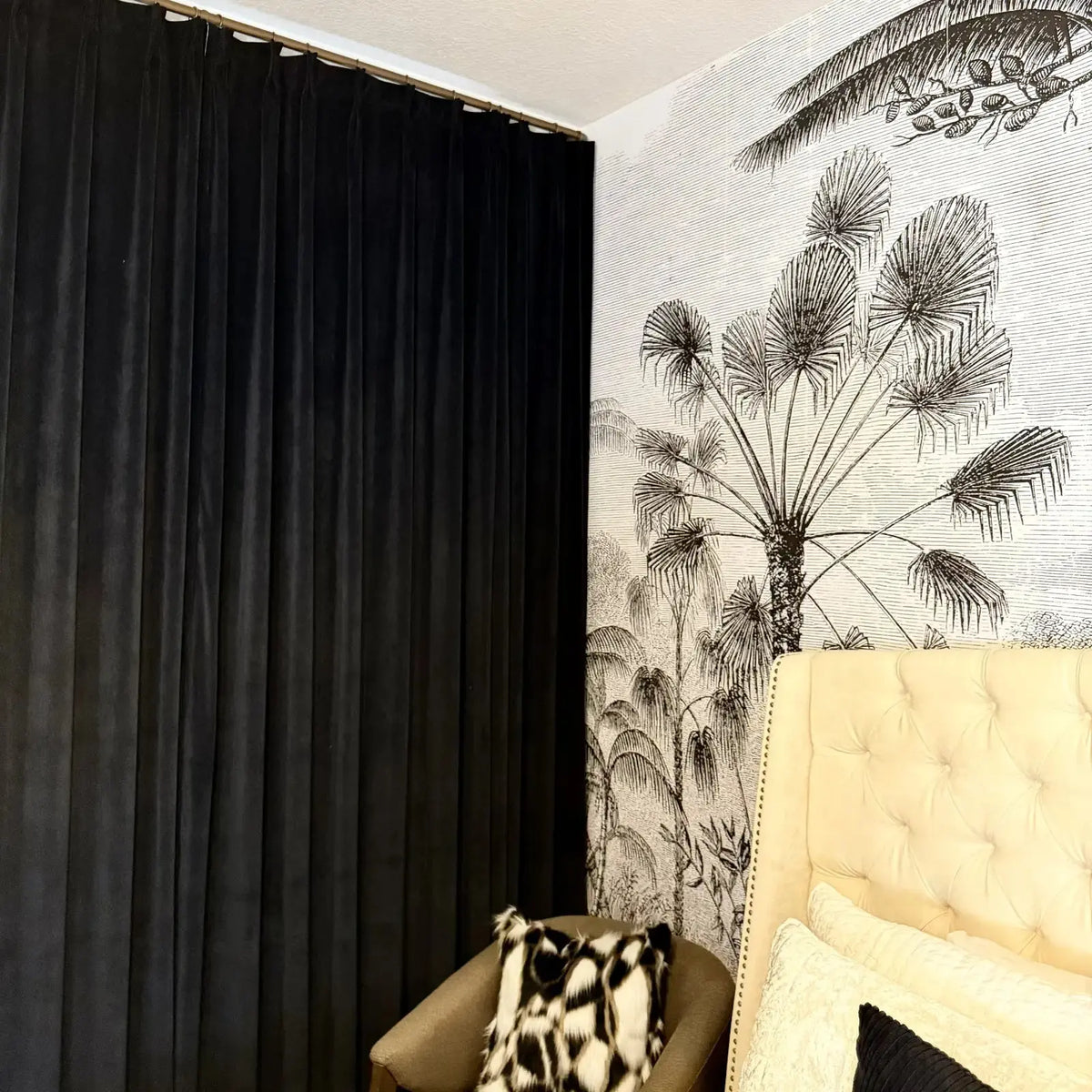 Tavis Premium Velvet Pleated Curtain