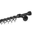 Lucas Adjustable Curtain Rod with Rings