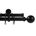 Arno Double Decorative Curtain Rod with Rings -TWOPAGES