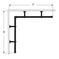 Cato Bay Window Curtain Traverse Rod