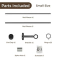 Lucas Adjustable Curtain Rod with Rings