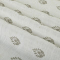 Stefana Silber x TWOPAGES Graphic Printed Linen Pleated Cafe Curtains