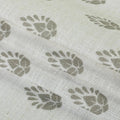 Stefana Silber x TWOPAGES Graphic Printed Linen Pleated Cafe Curtains