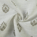 Stefana Silber x TWOPAGES Graphic Printed Linen Pleated Cafe Curtains
