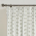 Stefana Silber x TWOPAGES Graphic Printed Linen Blend Pleated Curtains