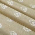Stefana Silber x TWOPAGES Graphic Printed Linen Pleated Cafe Curtains