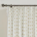 Stefana Silber x TWOPAGES Graphic Printed Linen Blend Pleated Curtains