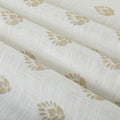 Stefana Silber x TWOPAGES Graphic Printed Linen Pleated Cafe Curtains