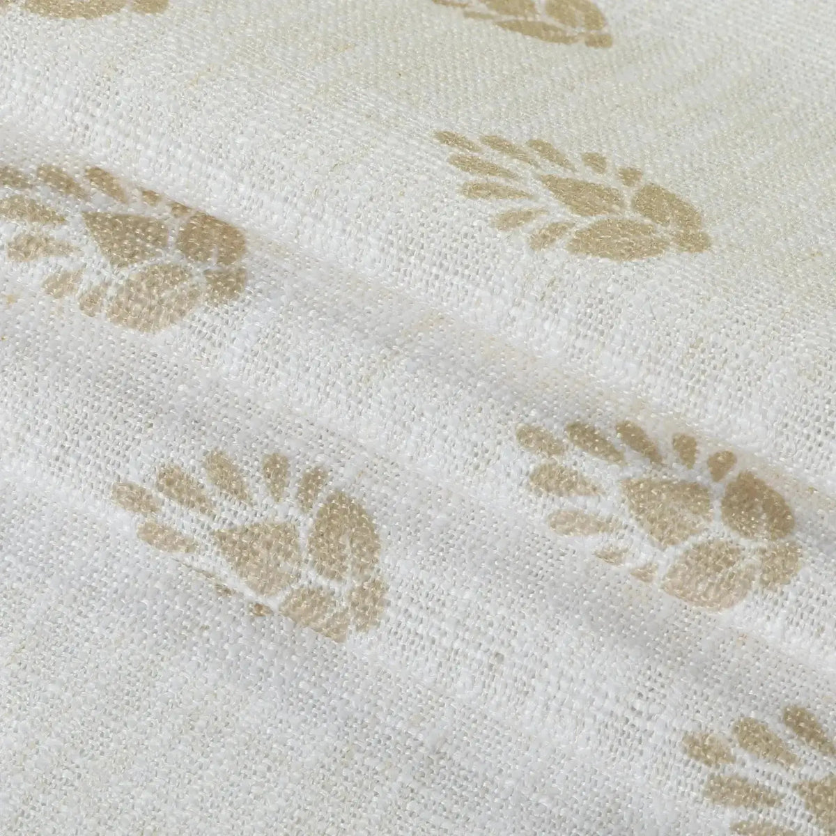 Stefana Silber x TWOPAGES Graphic Printed Linen Pleated Cafe Curtains