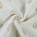 Stefana Silber x TWOPAGES Graphic Printed Linen Pleated Cafe Curtains
