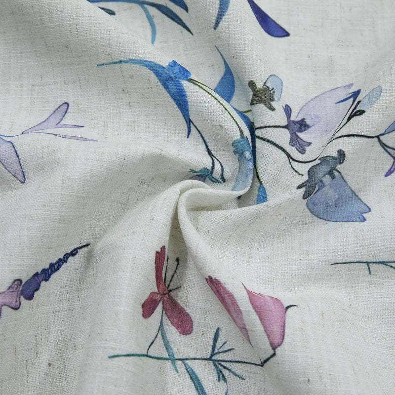 Holly Botanical Boho Pleated Curtains