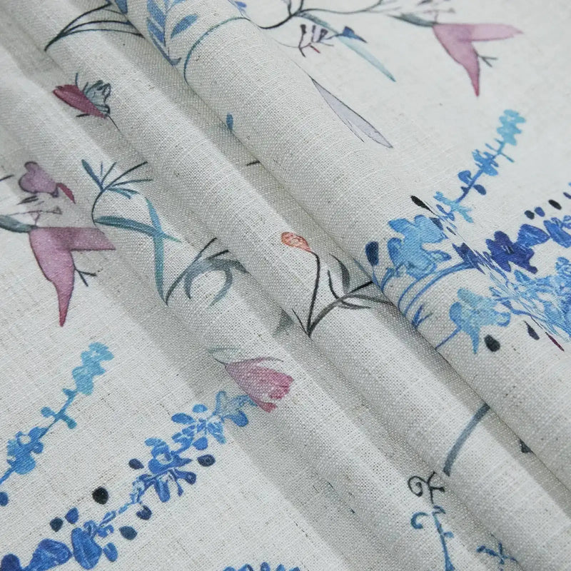 Holly Botanical Boho Pleated Curtains