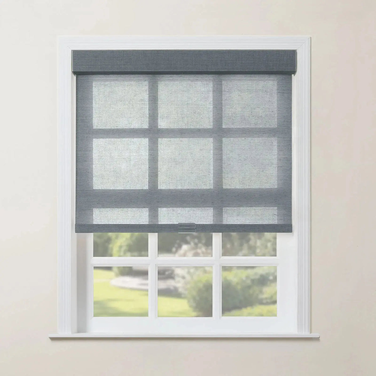 Rae Natural Jute Woven Wood Roller Blinds Cordless