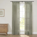 Britt Bengoechea x TWOPAGES Cottage Floral Printed Linen Cotton Pleated Curtains