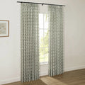 Britt Bengoechea x TWOPAGES Cottage Floral Printed Linen Cotton Pleated Curtains