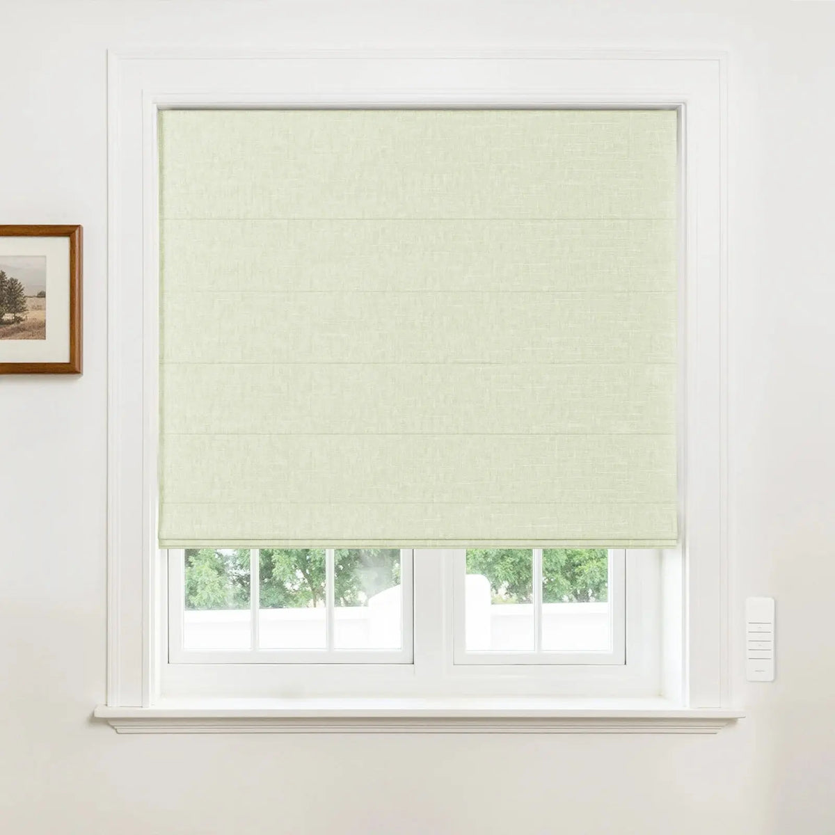 Alvin Motorised Blockout Boutique Roman Blind