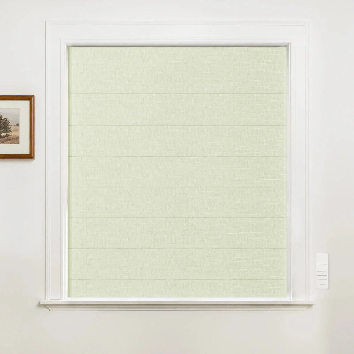 Alvin Motorised Blockout Boutique Roman Blind