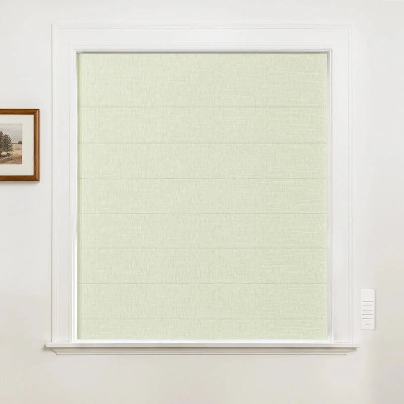 Alvin Motorised Blockout Boutique Roman Blind