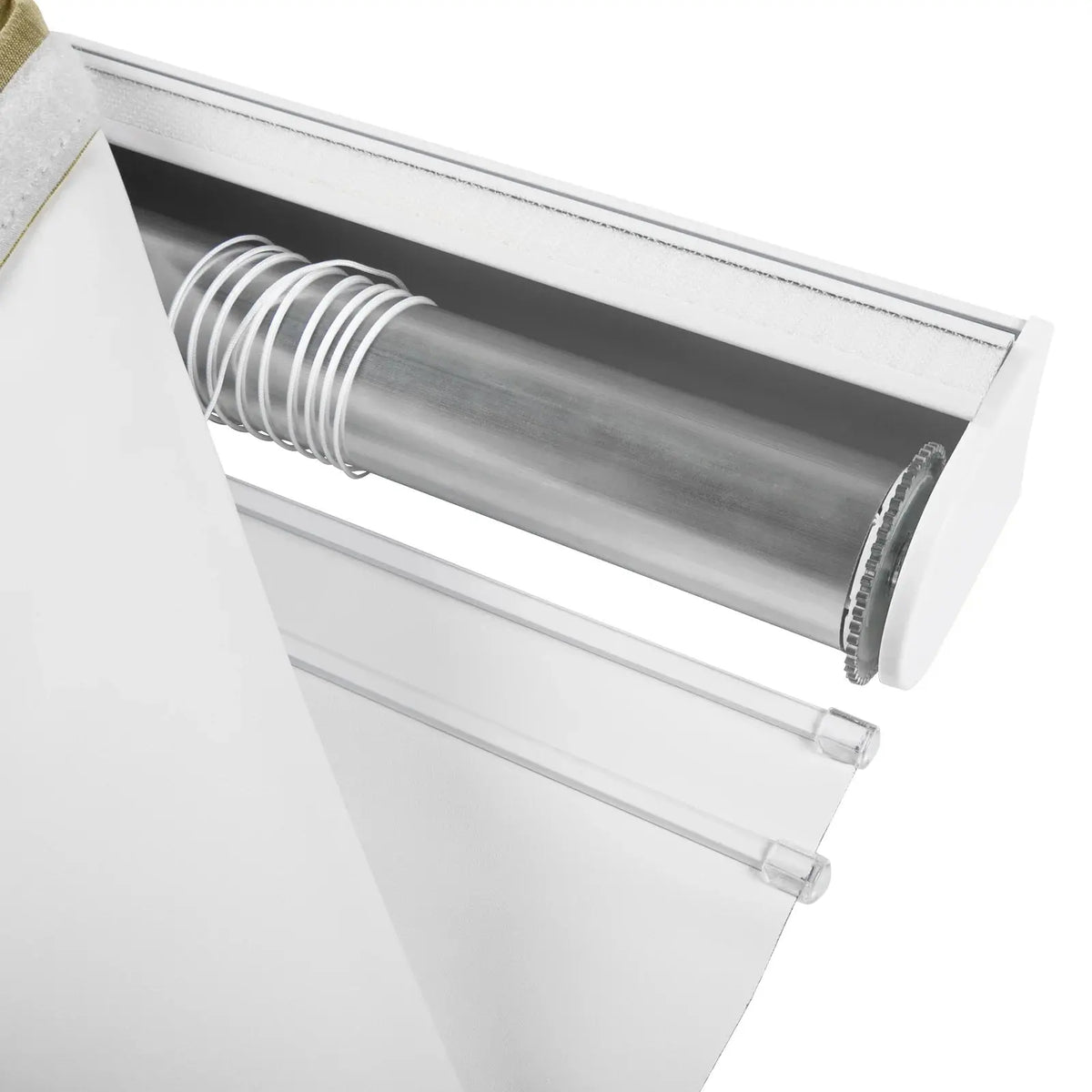 Alvin Motorised Blockout Boutique Roman Blind