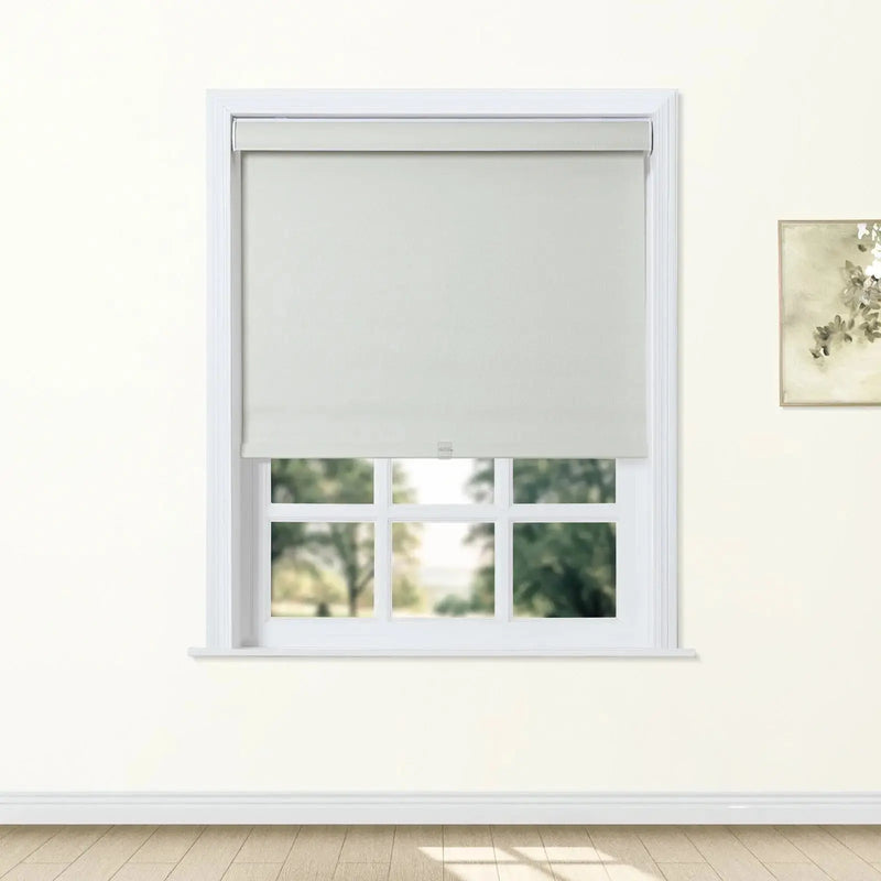Alvin Motorised Blockout Boutique Roller Blind