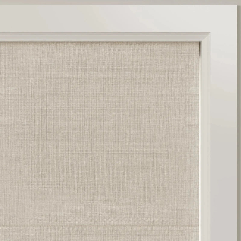 Alvin Motorised Blockout Boutique Roman Blind