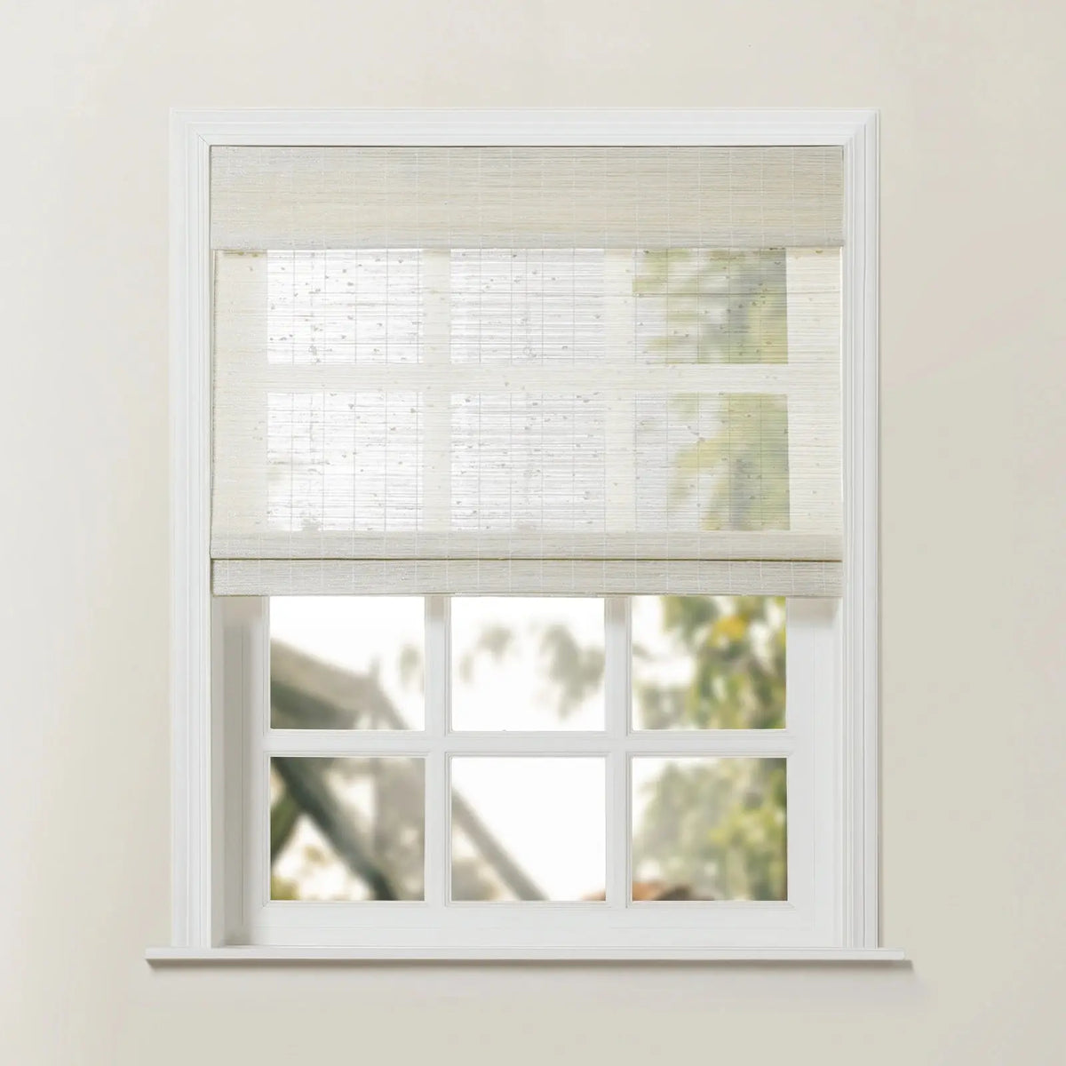 Rae Natural Ramie Jute Woven Wood Blinds - Series D