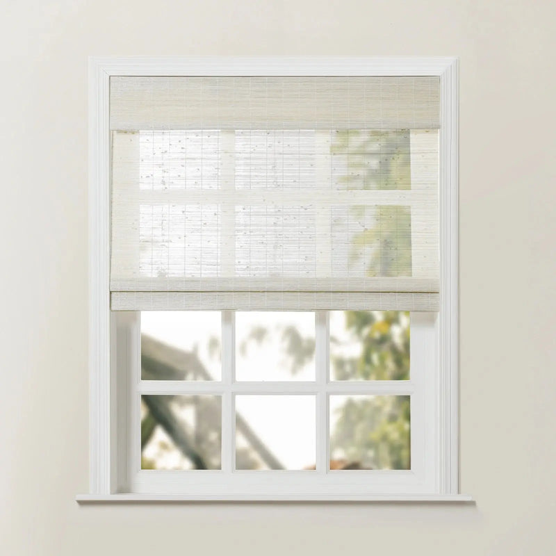 Rae Natural Ramie Jute Woven Wood Blinds - Series D