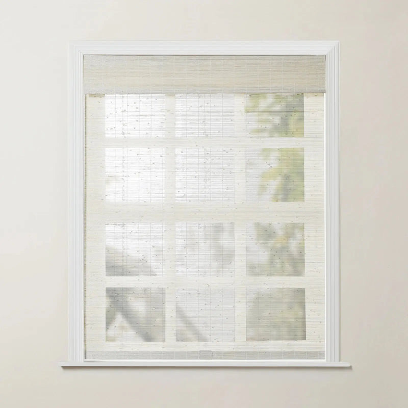 Rae Natural Ramie Jute Woven Wood Blinds - Series D