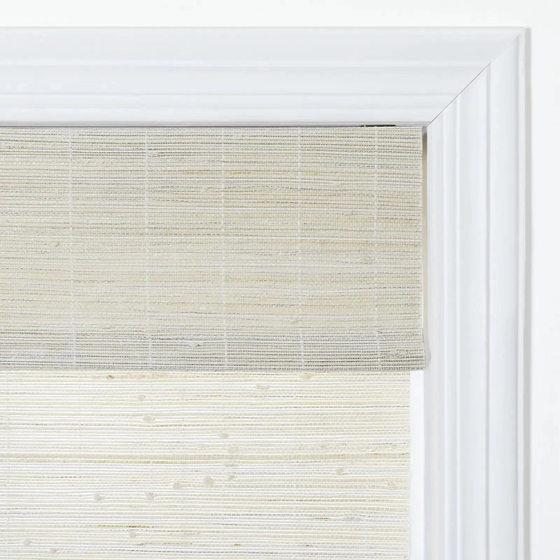 Rae Natural Ramie Jute Woven Wood Blinds - Series D