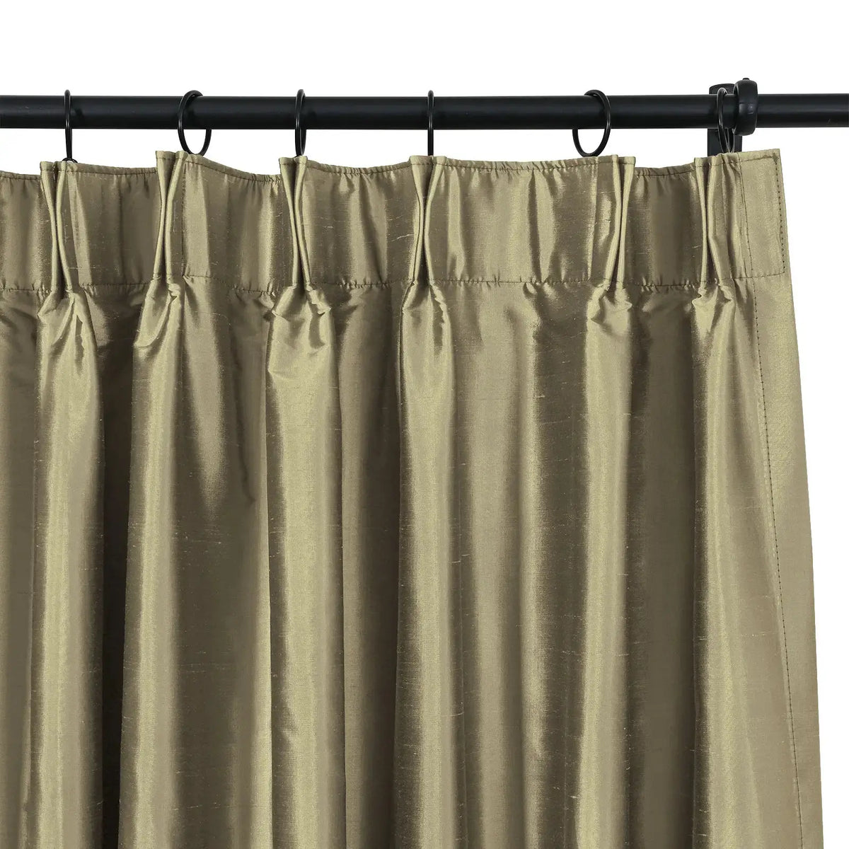 Selman Dupioni Silk Pleated Curtain