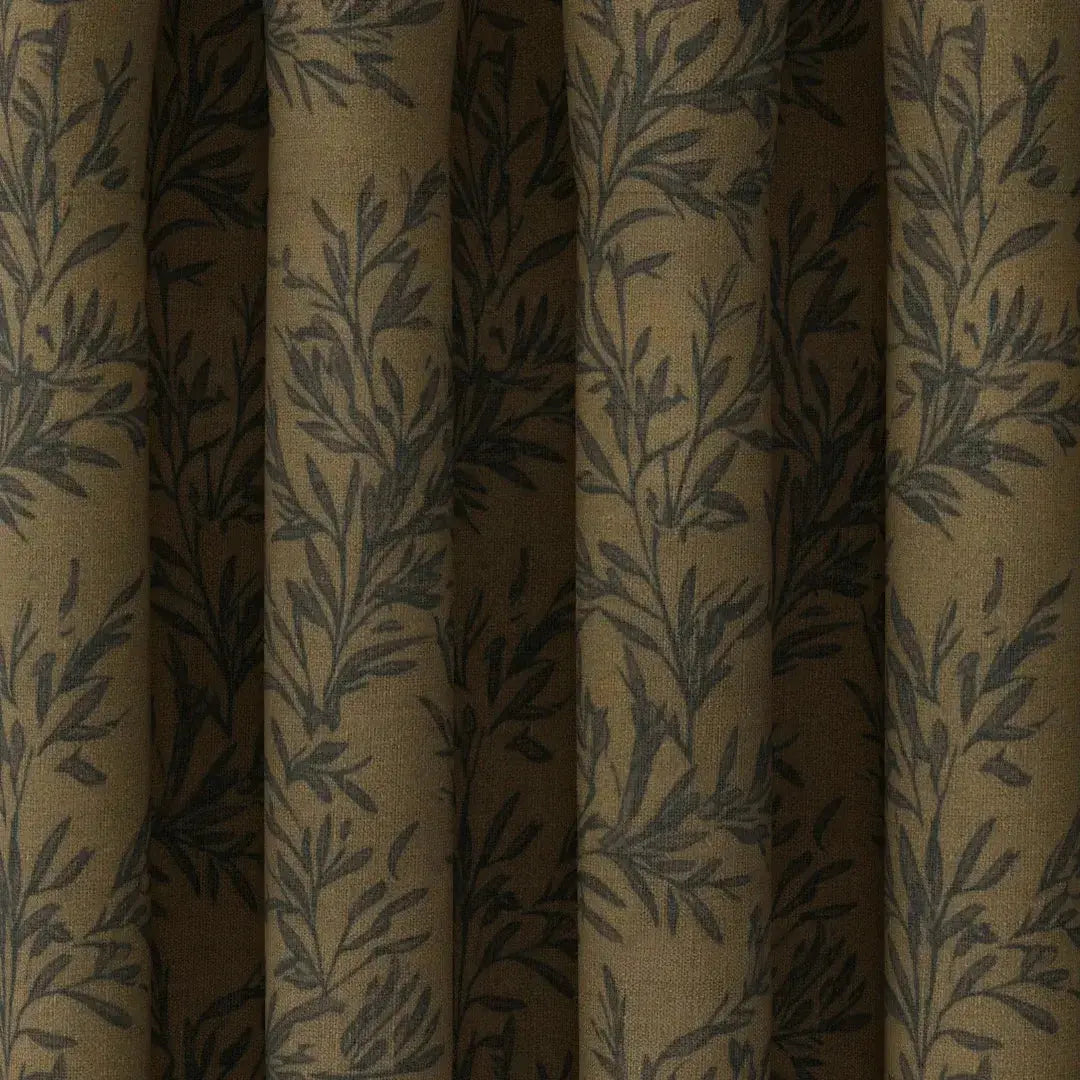 Sara Le Print Linen Drapery Pleated -TWOPAGES