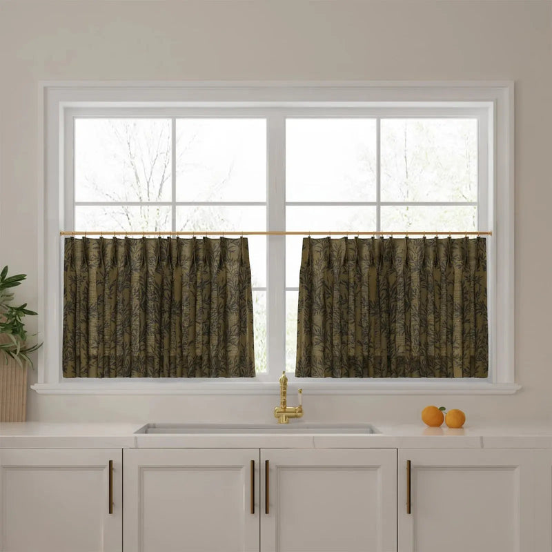 Sara Le x TWOPAGES Vintage Printed Linen Café Curtains