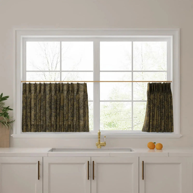 Sara Le x TWOPAGES Vintage Printed Linen Café Curtains