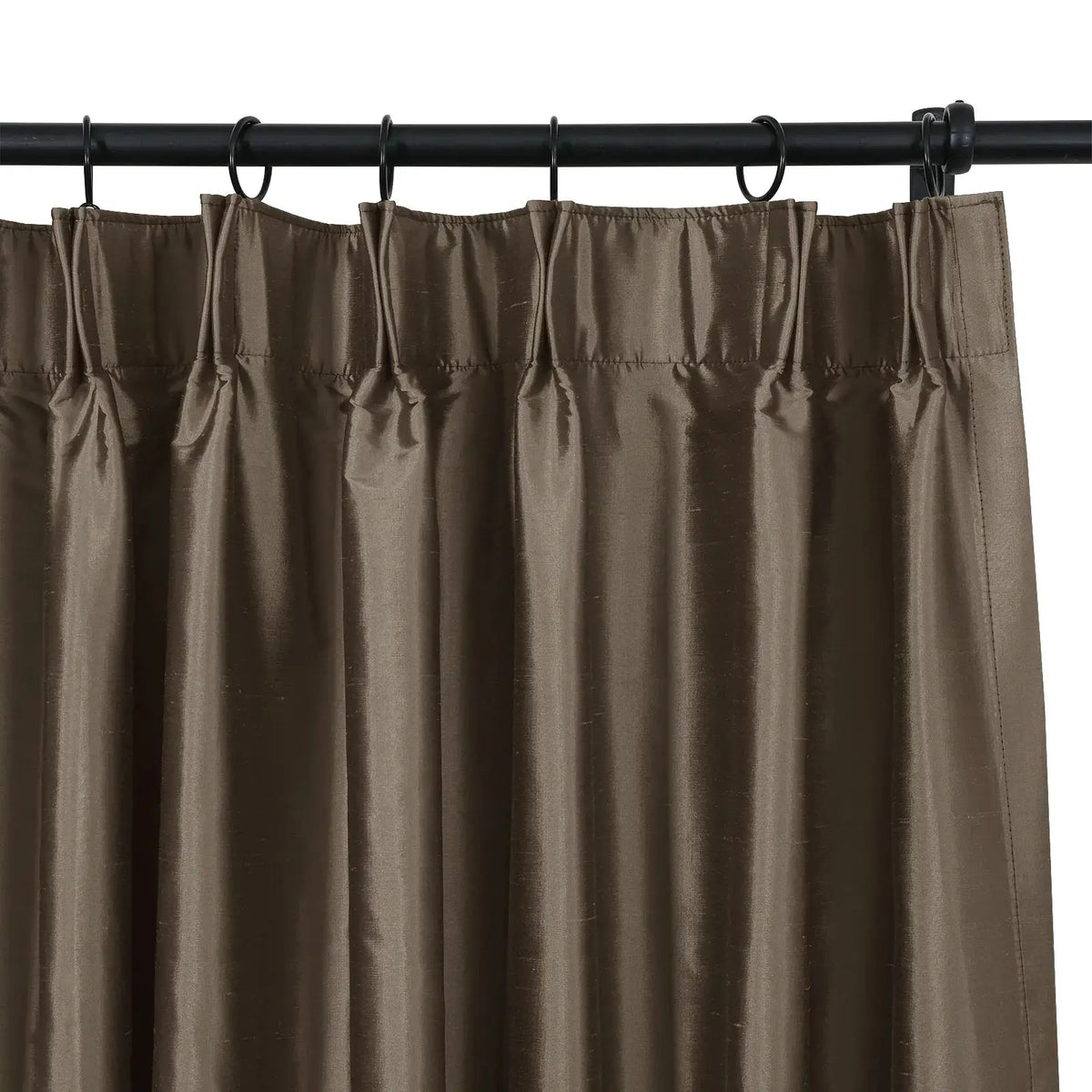 Selman Dupioni Silk Pleated Curtain