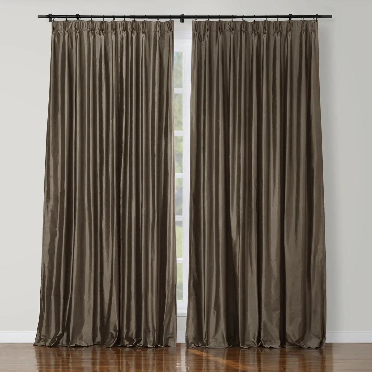 Selman Dupioni Silk Pleated Curtain