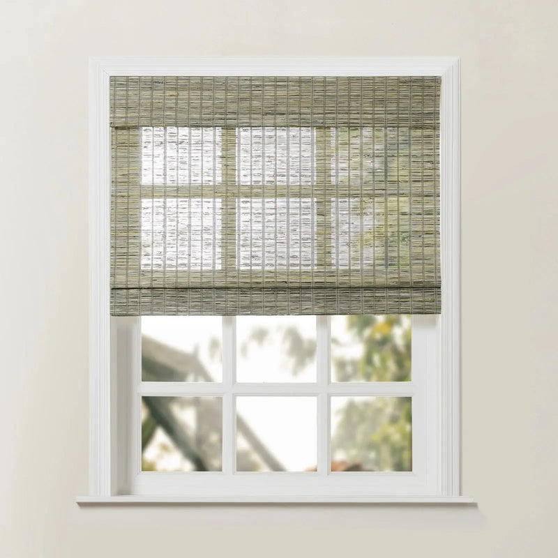 Rae Natural Ramie Jute Woven Wood Blinds - Series D