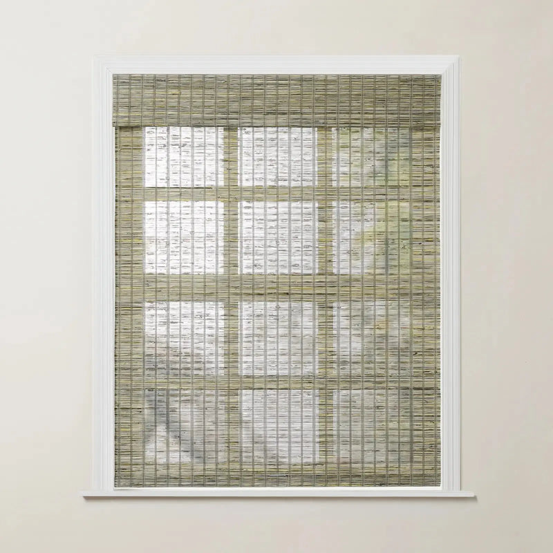 Rae Natural Ramie Jute Woven Wood Blinds - Series D