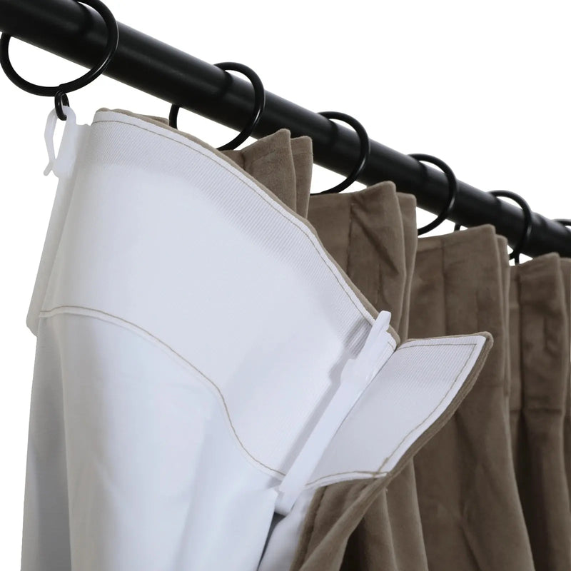 Birkin Velvet Pleated Curtains
