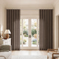 Birkin Velvet S-fold Curtains with Belt Hook - Cato Traverse Rod