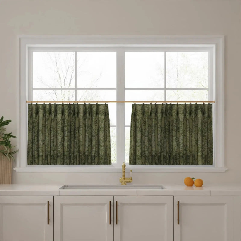 Sara Le x TWOPAGES Vintage Printed Linen Café Curtains