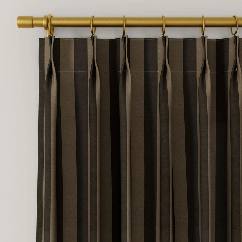 MS. MAVERICK MUSE x TWOPAGES Pastoral Printed Linen Cotton Pleated Curtains