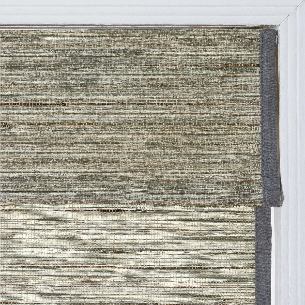 Rae Natural Ramie Flax Woven Wood Blinds - Series C