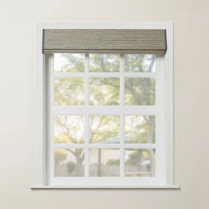 Rae Natural Ramie Flax Woven Wood Blinds - Series C