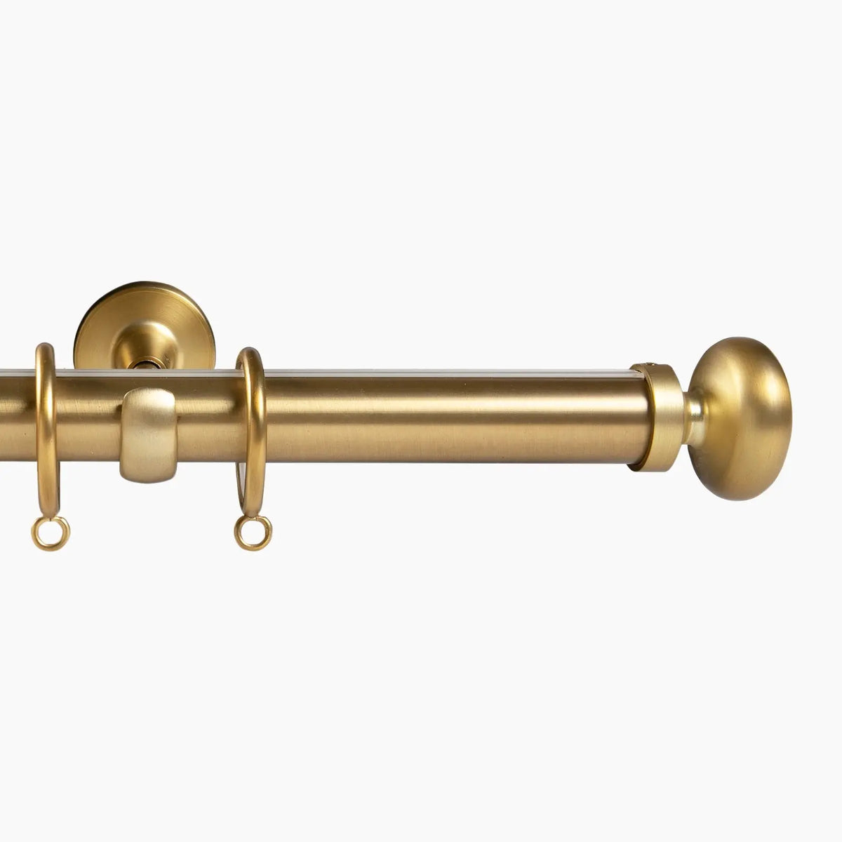 Arno Single Decorative Curtain Rod with Rings