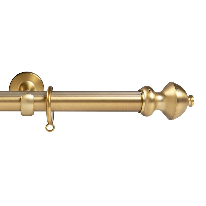 Arno Single Decorative Curtain Rod with Rings