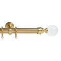Arno Single Decorative Curtain Rod with Rings