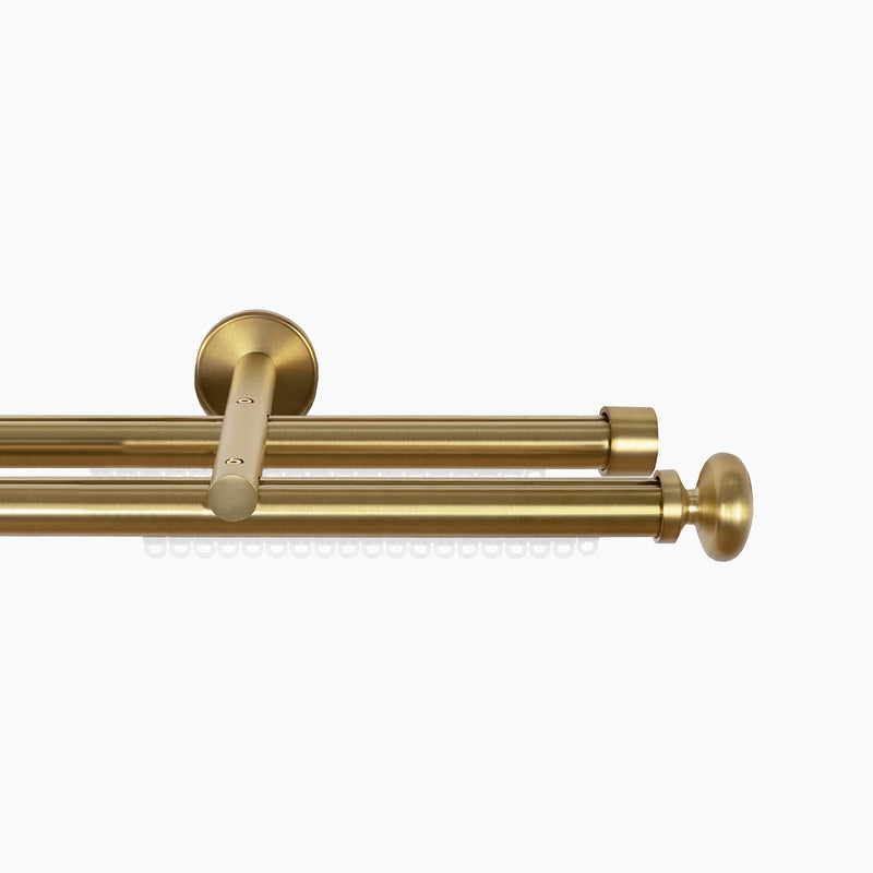 Cato Double Decorative Traverse Curtain Rod
